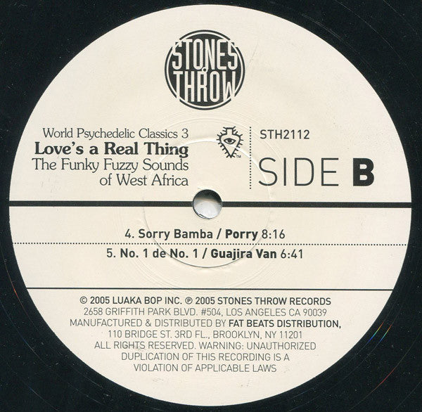 Various : Love's A Real Thing (The Funky Fuzzy Sounds Of West Africa) (2xLP, Comp)