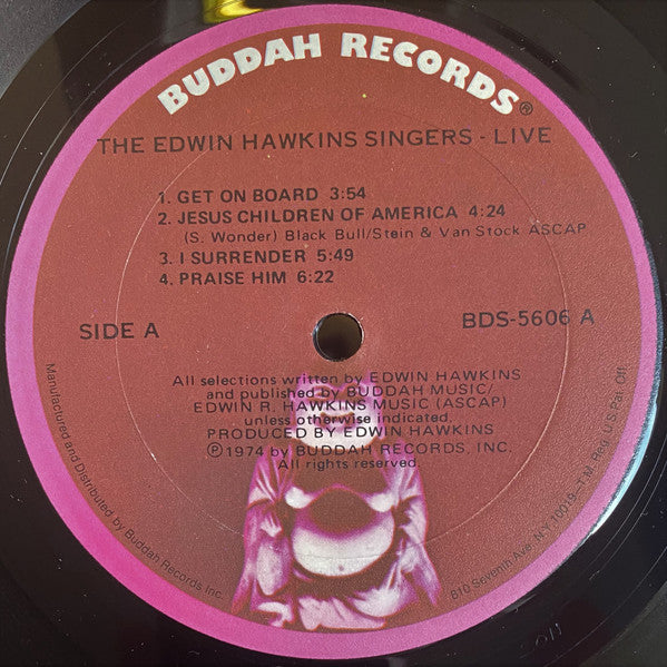 The Edwin Hawkins Singers ~ Live (Vinyl) - Djungel & Jazz