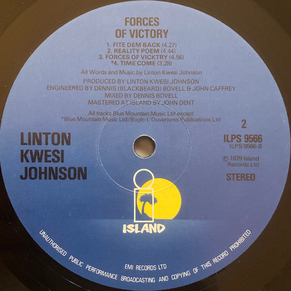 Linton Kwesi Johnson : Forces Of Victory (LP, Album)