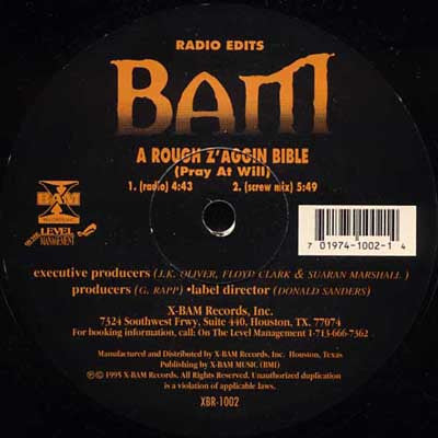 BAM (5) : Eyez Open (Remix) / A Rough Z'aggin Bible (12", Single)