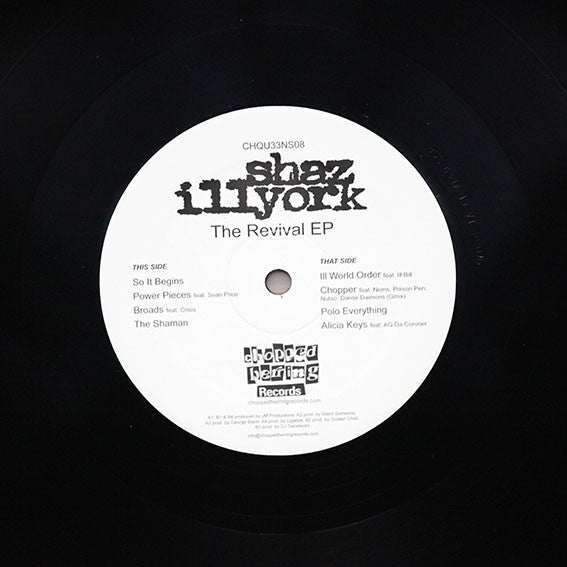 Shaz Illyork : The Revival EP (12", EP, Ltd, Bla)