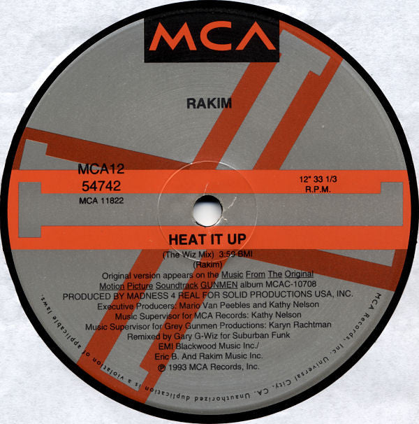 Rakim ~ Heat It Up (Vinyl) - Djungel & Jazz