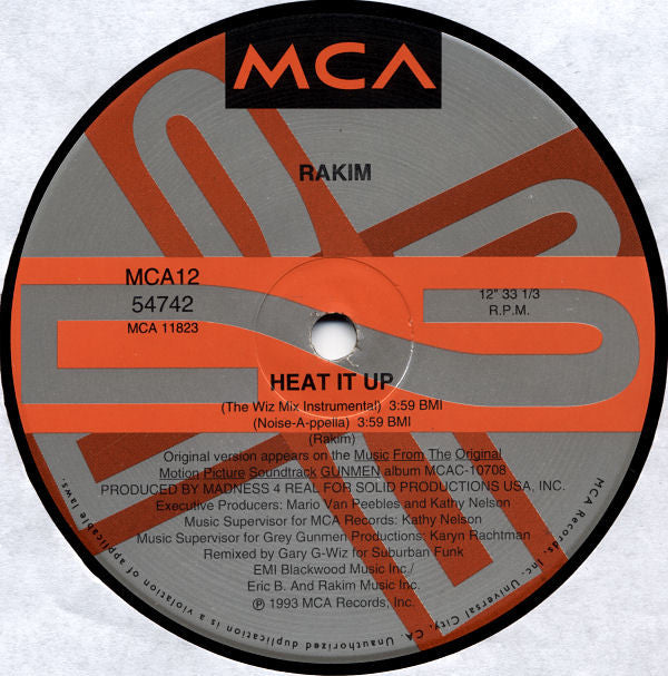 Rakim ~ Heat It Up (Vinyl) - Djungel & Jazz