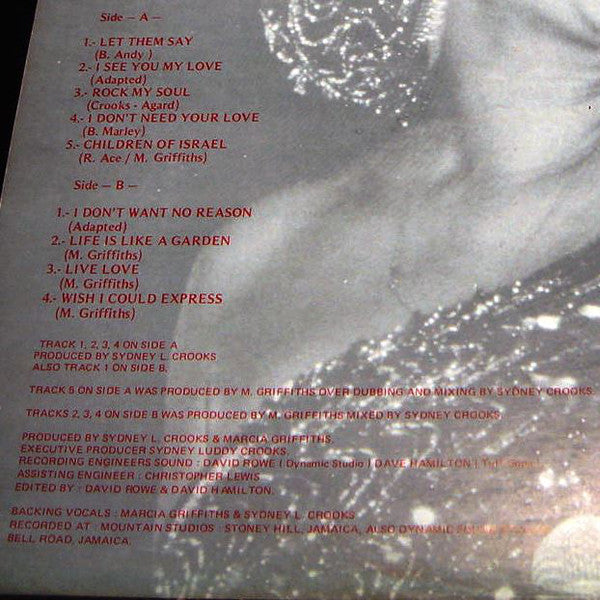 Marcia Griffiths : Rock My Soul (LP, Album)