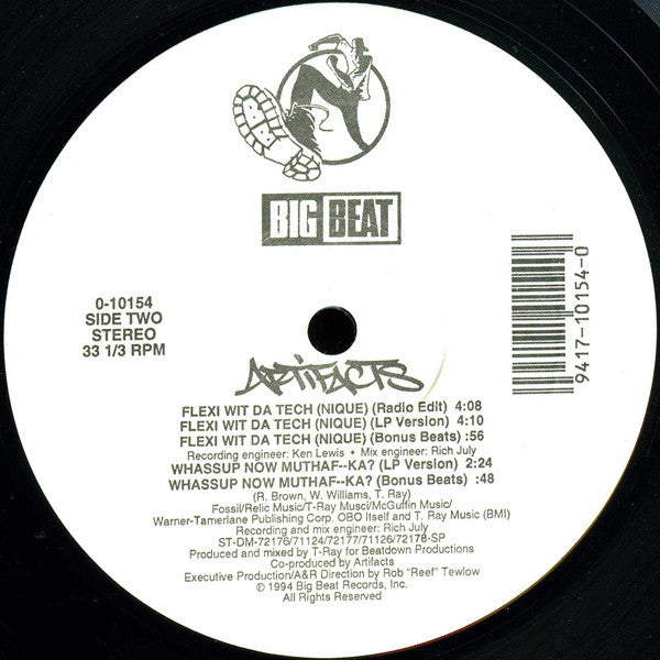 Artifacts ~ Wrong Side Of Da Tracks (Vinyl) - Djungel & Jazz