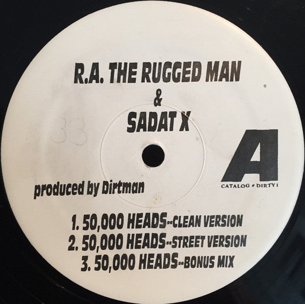 R.A. The Rugged Man ~ 50,000 Heads / Smithhaven Mall (Vinyl) - Djungel & Jazz