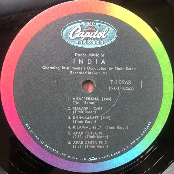 Timir Baran ~ Dance Music Of India (Vinyl) - Djungel & Jazz