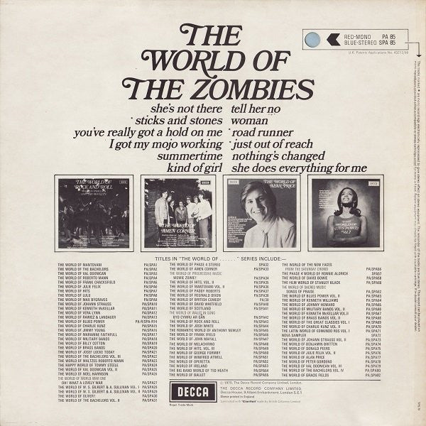The Zombies ~ The World Of The Zombies (Vinyl) - Djungel & Jazz