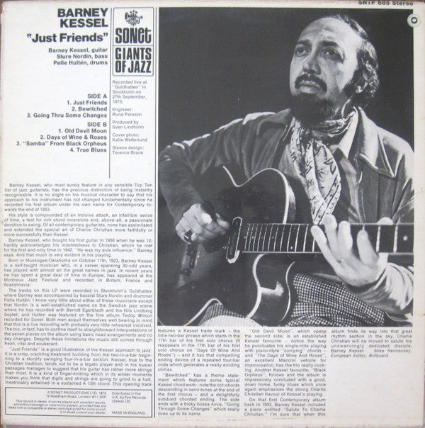 Barney Kessel ~ Just Friends (Vinyl) - Djungel & Jazz