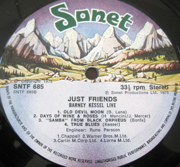 Barney Kessel ~ Just Friends (Vinyl) - Djungel & Jazz