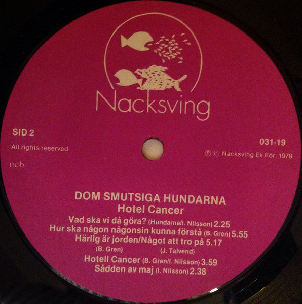 Dom Smutsiga Hundarna ~ Hotel Cancer (Vinyl) - Djungel & Jazz