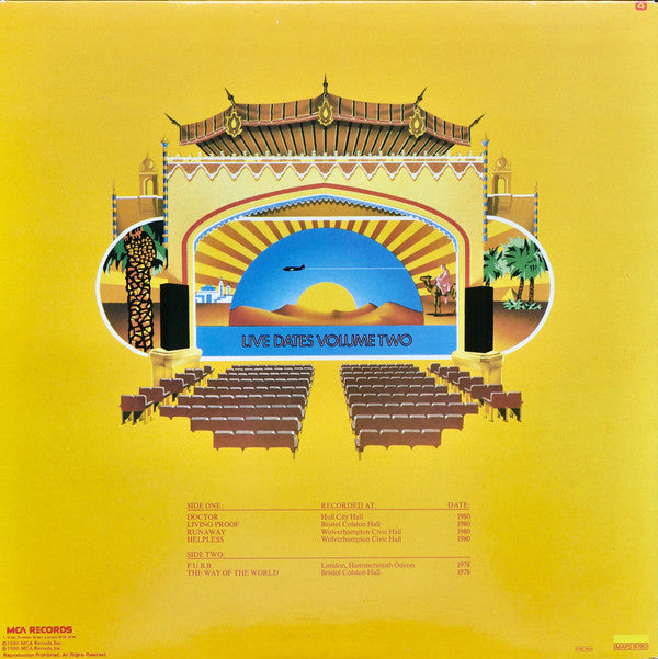 Wishbone Ash ~ Live Dates Volume Two (Vinyl) - Djungel & Jazz