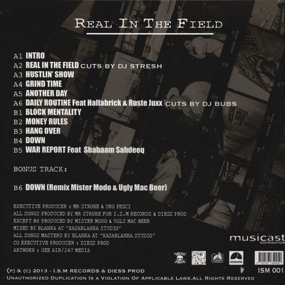 Mr Stroke and Dro Pesci : Real In The Field  (LP)