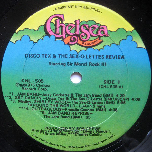 Disco Tex & His Sex-O-Lettes ~ Disco Tex & The Sex-O-Lettes Review (Vinyl) - Djungel & Jazz