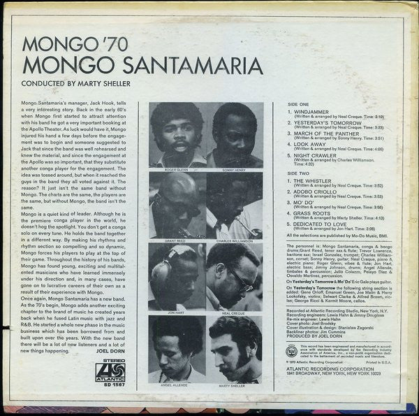 Mongo Santamaria ~ Mongo '70 (Vinyl) - Djungel & Jazz