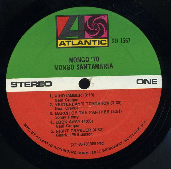 Mongo Santamaria ~ Mongo '70 (Vinyl) - Djungel & Jazz