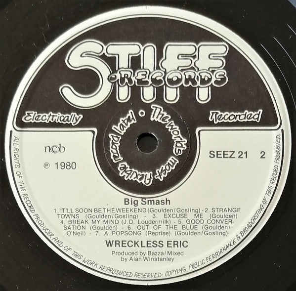 Wreckless Eric ~ Big Smash! (Vinyl) - Djungel & Jazz