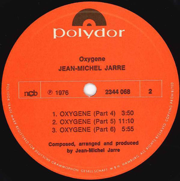 Jean Michel Jarre ~ Oxygene (Vinyl) - Djungel & Jazz