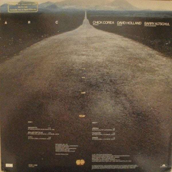 Chick Corea, David Holland, Barry Altschul ~ A. R. C. (Vinyl) - Djungel & Jazz