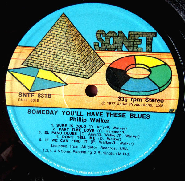 Phillip Walker : Someday You'll Have These Blues (LP, Album, RE)