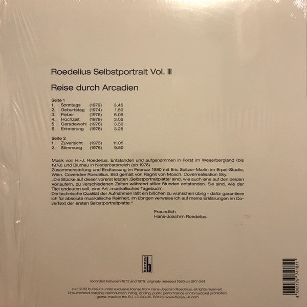 Roedelius ~ Selbstportrait Vol. III / Reise Durch Arcadien (Vinyl) - Djungel & Jazz