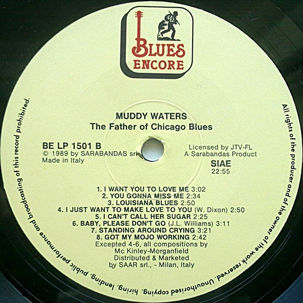 Muddy Waters ~ The Father Of Chicago Blues (Rollin' Stone) (Vinyl) - Djungel & Jazz