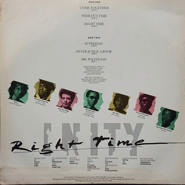 Inity  ~ Right Time (Vinyl) - Djungel & Jazz