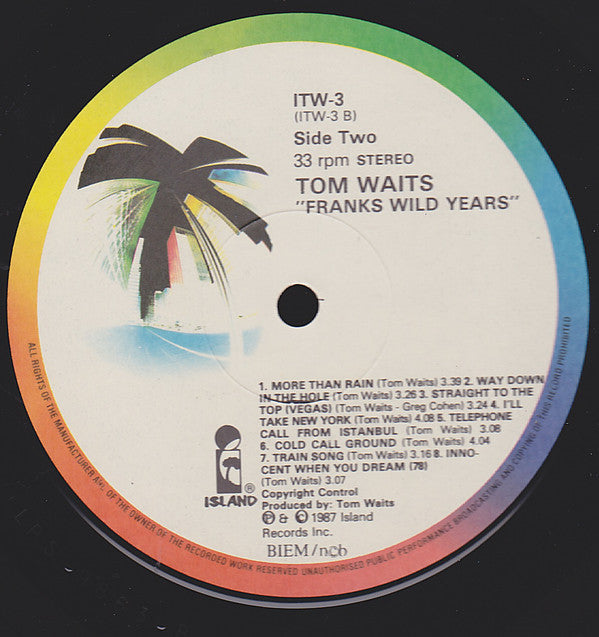 Tom Waits ~ Franks Wild Years (Vinyl) - Djungel & Jazz