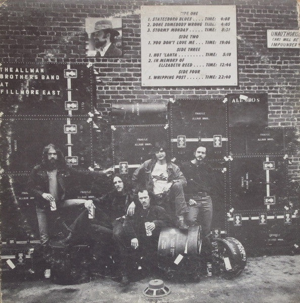 The Allman Brothers Band : The Allman Brothers Band At Fillmore East (2xLP, Album, PR )