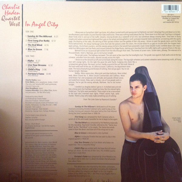 Charlie Haden Quartet West ~ In Angel City (Vinyl) - Djungel & Jazz