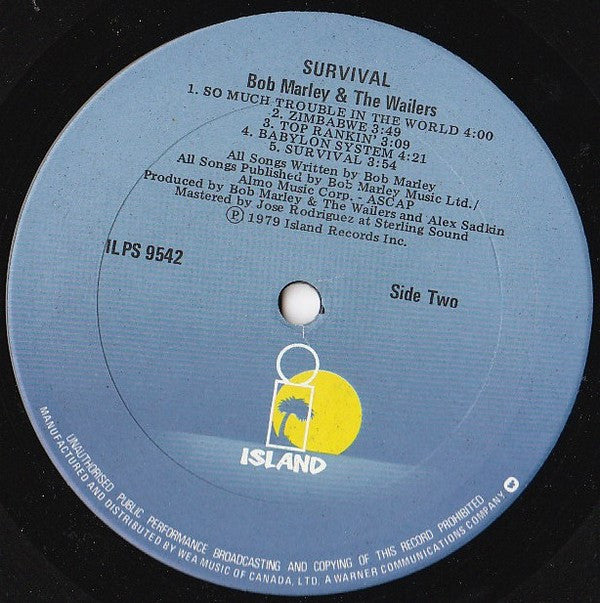 Bob Marley & The Wailers ~ Survival (Vinyl) - Djungel & Jazz