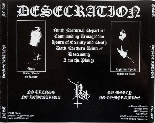 Pest  ~ Desecration (Vinyl) - Djungel & Jazz