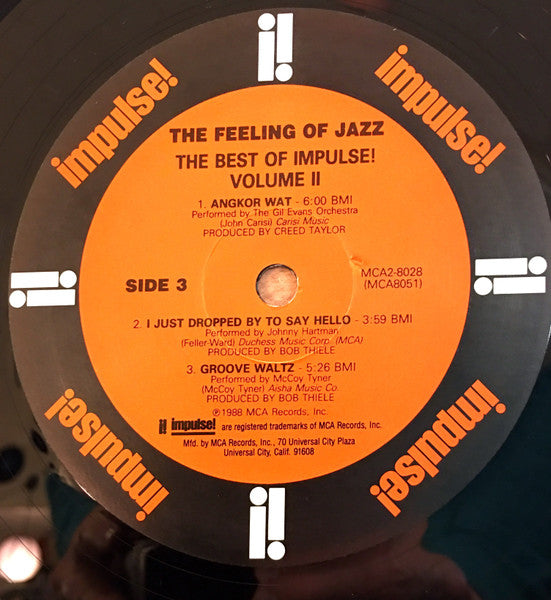 Various ~ The Feeling Of Jazz - The Best Of Impulse! Volume II (Vinyl) - Djungel & Jazz