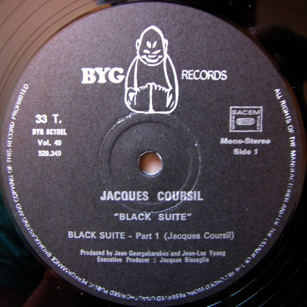 Jacques Coursil ~ Black Suite (Vinyl) - Djungel & Jazz