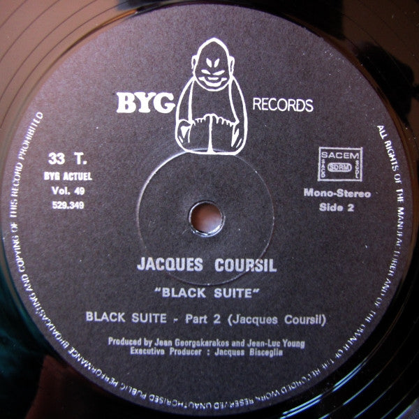 Jacques Coursil ~ Black Suite (Vinyl) - Djungel & Jazz