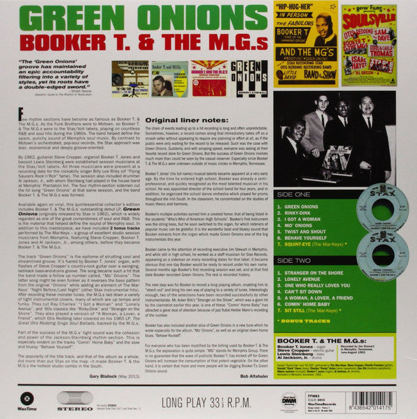 Booker T. & The M.G.s ~ Green Onions (Vinyl) - Djungel & Jazz