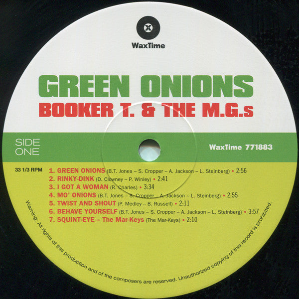 Booker T. & The M.G.s ~ Green Onions (Vinyl) - Djungel & Jazz