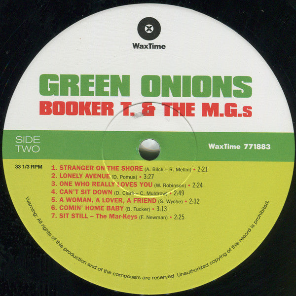 Booker T. & The M.G.s ~ Green Onions (Vinyl) - Djungel & Jazz