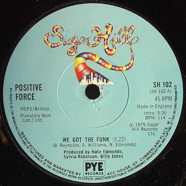 Positive Force : We Got The Funk (7", Single)