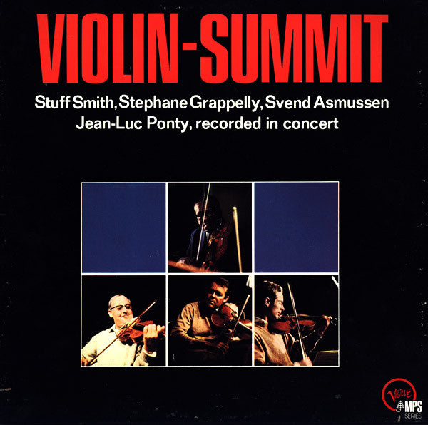 Stuff Smith, Stéphane Grappelli, Svend Asmussen, Jean-Luc Ponty ~ Violin-Summit (Vinyl) - Djungel & Jazz