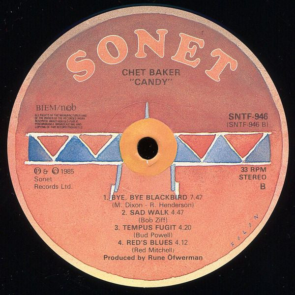 Chet Baker ~ Candy (Vinyl) - Djungel & Jazz