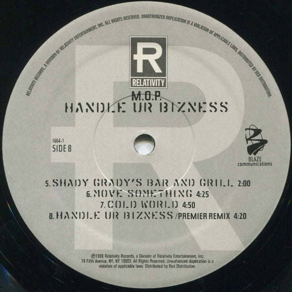 M.O.P. ~ Handle Ur Bizness (Vinyl) - Djungel & Jazz