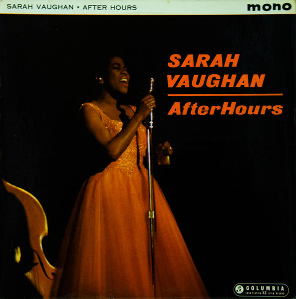 Sarah Vaughan : After Hours (LP, Album, Mono)