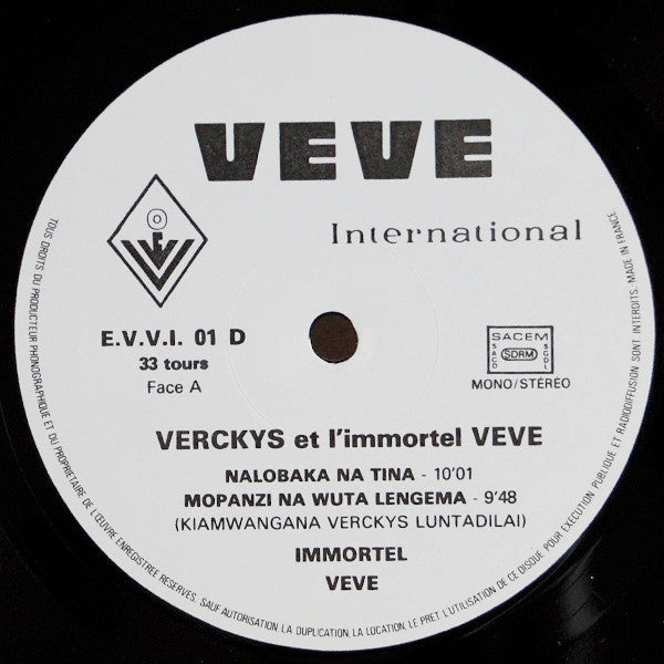 Verckys Et Orchestre Veve ~ Verckys Et L'Immortel Veve - Vol. 1 (Vinyl) - Djungel & Jazz