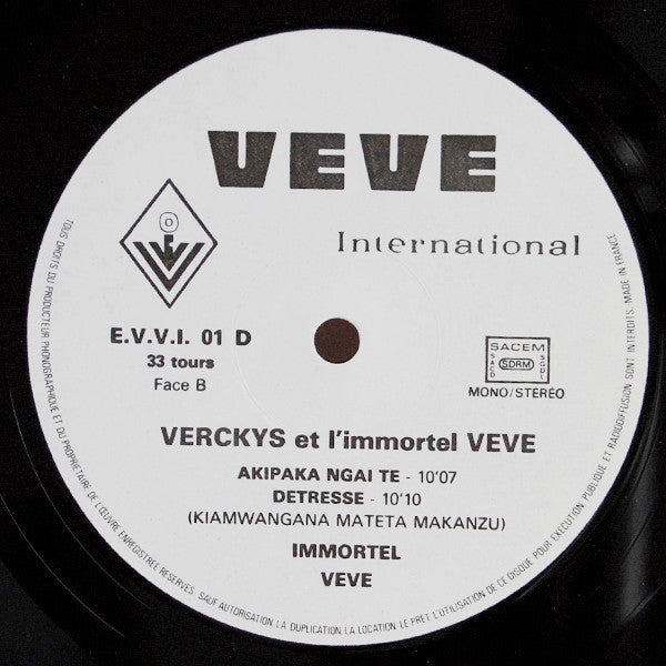 Verckys Et Orchestre Veve ~ Verckys Et L'Immortel Veve - Vol. 1 (Vinyl) - Djungel & Jazz