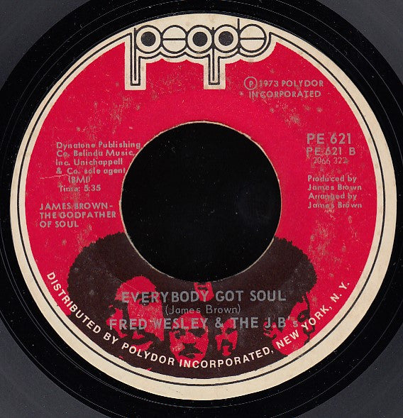 Fred Wesley & The JB's ~ Doing It To Death / Everybody Got Soul (Vinyl) - Djungel & Jazz