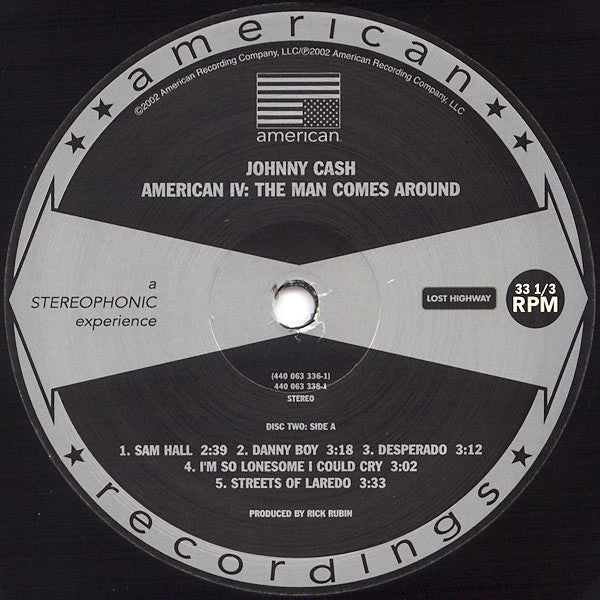Johnny Cash ~ American IV: The Man Comes Around (Vinyl) - Djungel & Jazz