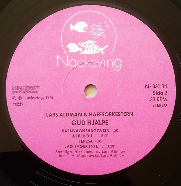Lars Aldman & Haffsorkestern ~ Gud Hjälpe! (Vinyl) - Djungel & Jazz