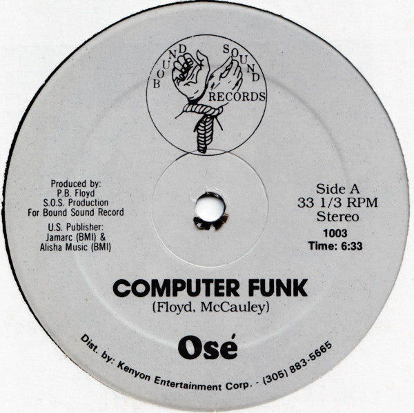 Osé : Computer Funk (12")