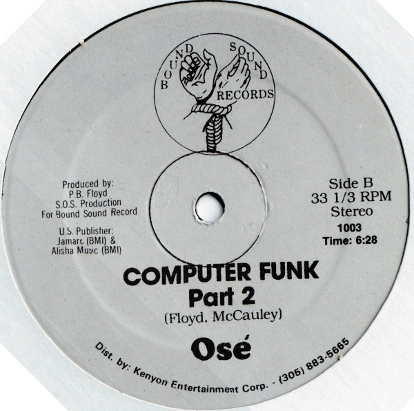 Osé : Computer Funk (12")